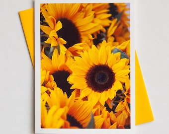 Sunflower Photo Notecards