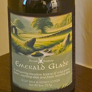 EMERALD GLADE Fantasy-Inspired Bath & Body Fragrance Collection - Shower Gel, Lotion, Roll-on Perfume, Body Butter