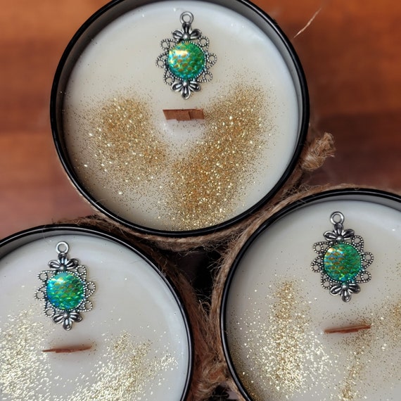 Jaheira Baldur's Gate D&D Embellished 7-oz Glass Tumbler Candles * Dungeons and Dragons-Inspired