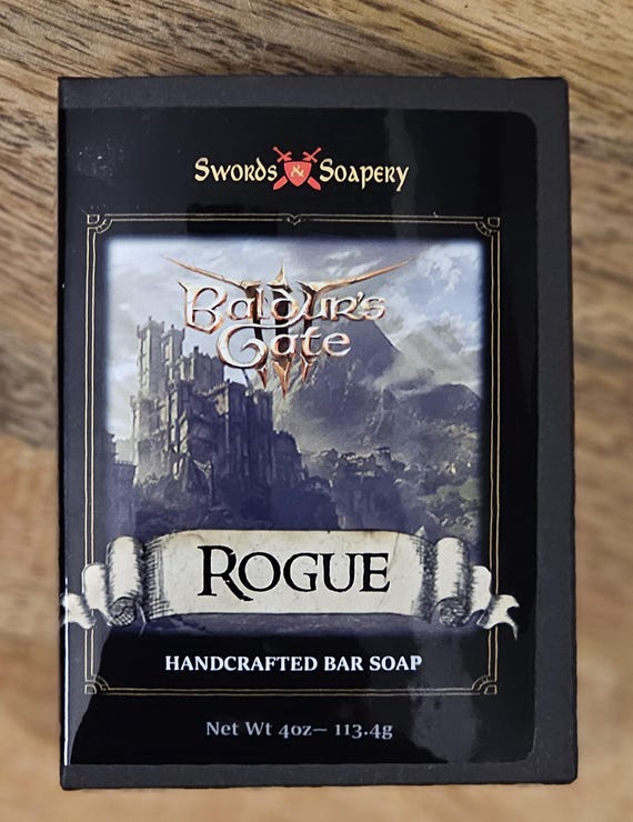 ROGUE Baldur's Gate 3/D&D Artisan Soap Bars