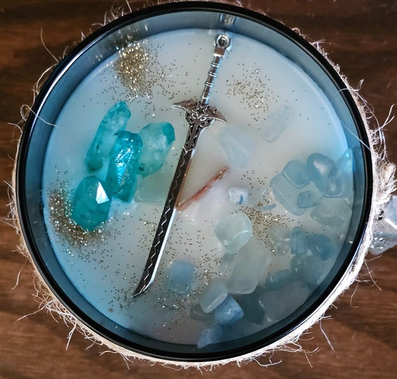 Crystal Shard D&D Embellished 7-oz Glass Tumbler Candles * Dungeons and Dragons-Inspired