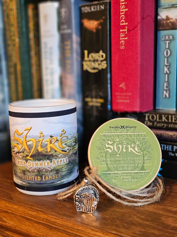 SHIRE 7-oz Glass Tumbler Candle * Tolkien/Lord of the Rings/Hobbit/Middle-Earth-Inspired