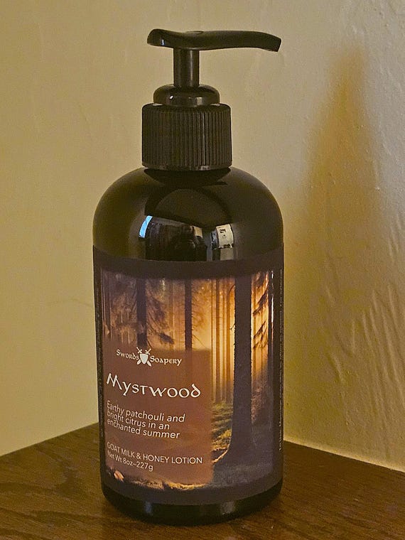 MYSTWOOD Fantasy-Inspired Bath & Body Fragrance Collection - Shower Gel, Lotion, Roll-on Perfume, Body Butter