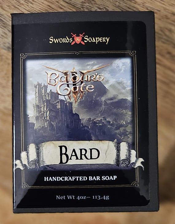 BARD Baldur's Gate 3/D&D Artisan Soap Bars