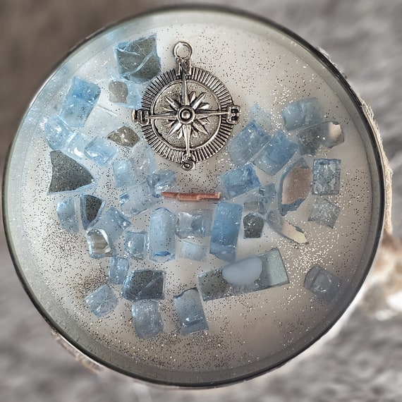IRON THRONE Embellished 7-oz Glass Tumbler Candle * Baldur's Gate/BG3/Neverwinter/D&D/DnD/Dungeons and Dragons/RPG/Epic Fantasy-Inspired