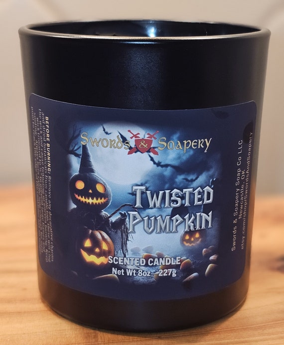 Twisted Pumpkin 7-oz Glass Tumbler Candles