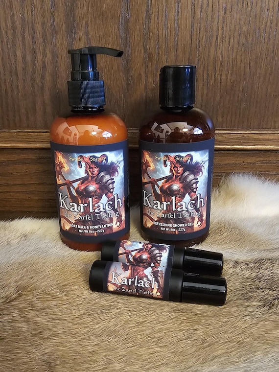 Karlach Baldur's Gate D&D Body and Fragrance Collection Dungeons and Dragons-Inspired