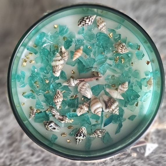 MOONSEA Embellished 7-oz Glass Tumbler Candle * Baldur's Gate/BG3/Neverwinter/D&D/DnD/Dungeons and Dragons/RPG/Epic Fantasy-Inspired