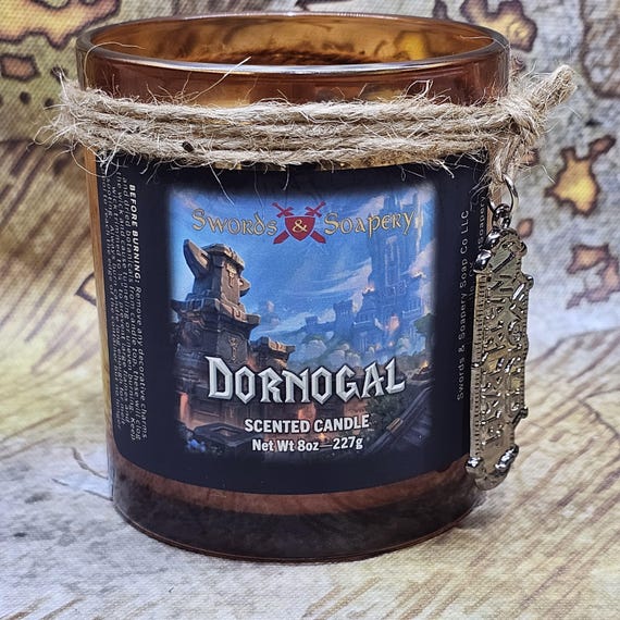 Dornogal | World Of Warcraft Candle | Lich King Dragonflight War Within Paladin Death Knight Druid Mage Rogue Demon Hunter Shaman