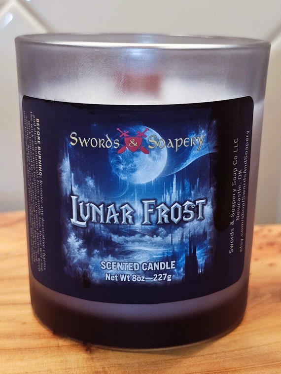 Lunar Frost 7-oz Glass Tumbler Candles
