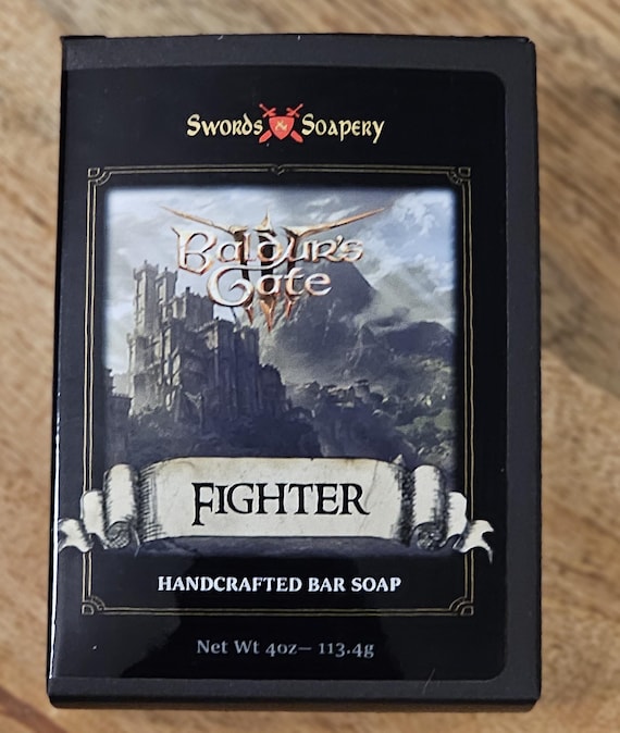FIGHTER Baldur's Gate 3/D&D Artisan Soap Bars