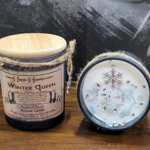Winter Queen | World Of Warcraft Candle | Lich King Dragonflight War Within Paladin Death Knight Druid Mage Rogue Demon Hunter Shaman