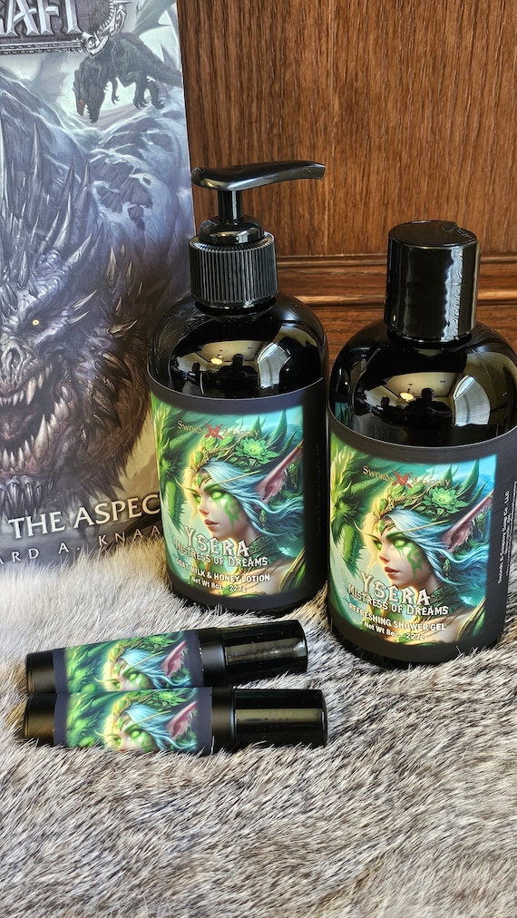 Ysera Mistress of Dreams World of Warcraft WOW Body Wash, Lotion & Fragrance Collection
