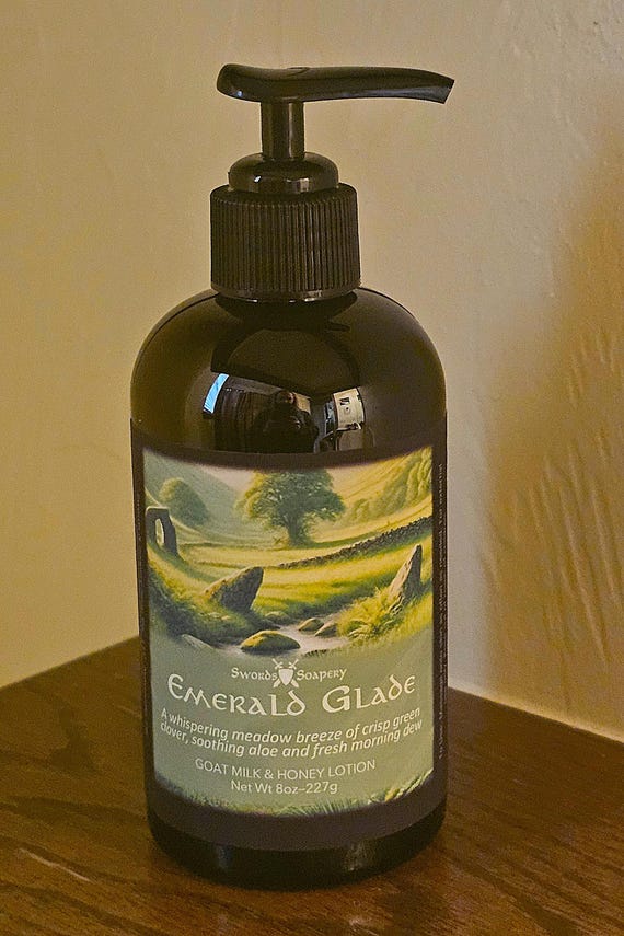 EMERALD GLADE Fantasy-Inspired Bath & Body Fragrance Collection - Shower Gel, Lotion, Roll-on Perfume, Body Butter