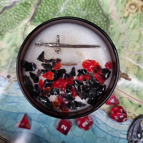 Menzoberranzan D&D Embellished 7-oz Glass Tumbler Candles * Dungeons and Dragons-Inspired