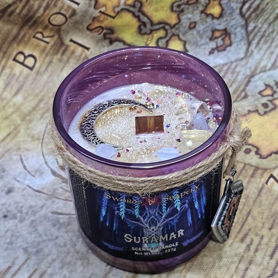 Suramar  | World Of Warcraft Candle | Lich King Dragonflight War Within Paladin Death Knight Druid Mage Rogue Demon Hunter Shaman
