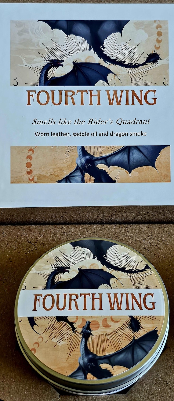 Fourth Wing-Inspired Candle Set | 3-Candle Gift Box | Fantasy Bookish Gift | Sparkling Wood Wick Tins | Iron Flame, Onyx Storm, Xaden Violet