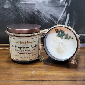 Forgotten Realms D&D Embellished 7-oz Glass Tumbler Candles * Dungeons and Dragons-Inspired