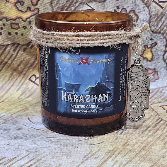 Karazhan | World Of Warcraft Candle | Lich King Dragonflight War Within Paladin Death Knight Druid Mage Rogue Demon Hunter Shaman