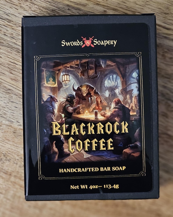 BLACKROCK COFFEE World of Warcraft WOW Artisan Soap Bars