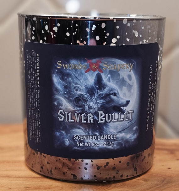 Silver Bullet Candy Corn 7-oz Glass Tumbler Candles