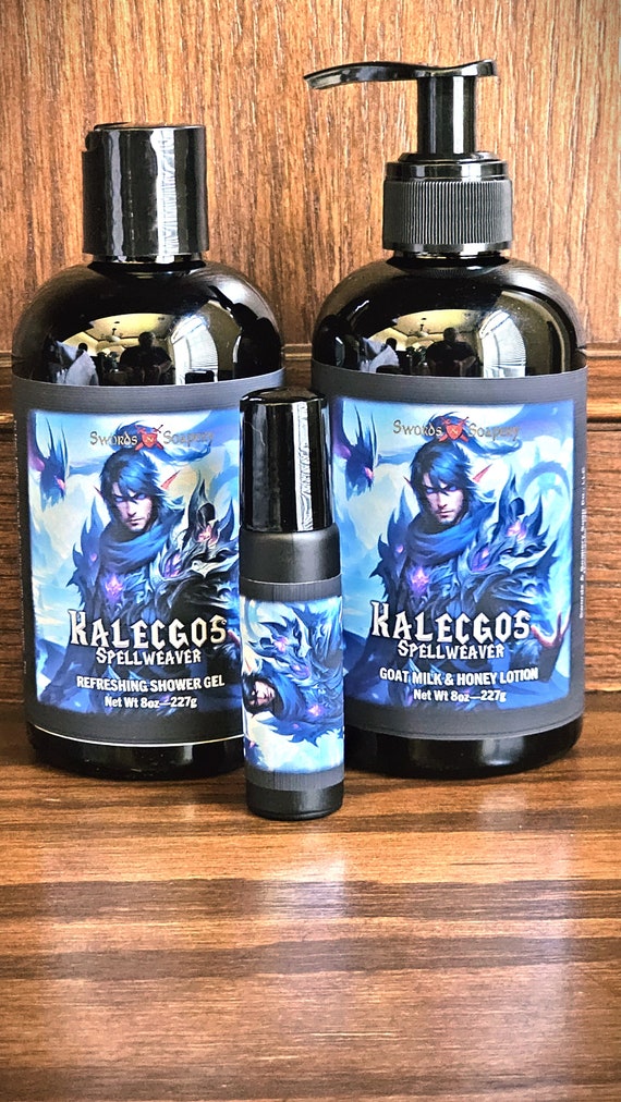 Kalecgos World of Warcraft WOW Body Wash, Lotion & Fragrance Collection