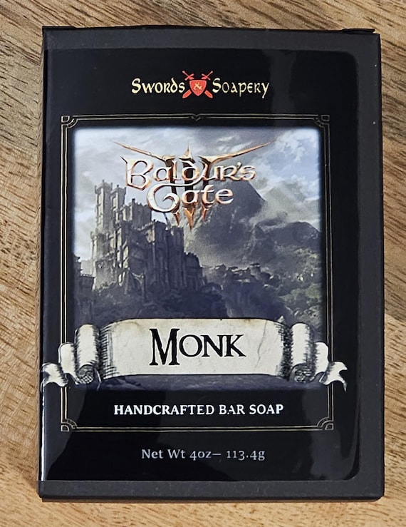 MONK Baldur's Gate 3/D&D Artisan Soap Bars