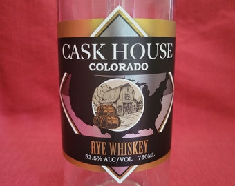 Cask House Colorado Rye Whiskey Bottle Candle