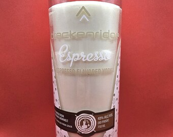 Breckenridge Espresso Vodka Bottle Candle, Cabin Scent, Gift for Vodka Lover, Recycled, Upcycled, Gift for Coffee Lover, Christmas Gift, Ski