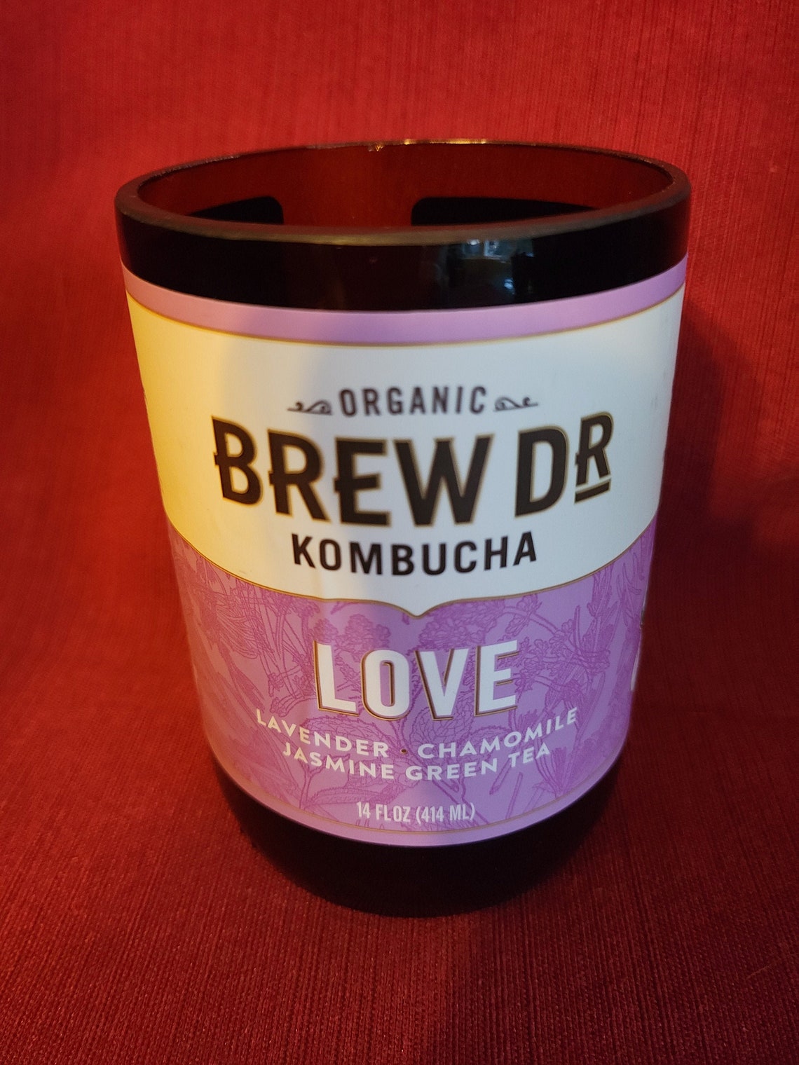 Brew Dr. Organic LOVE Kombucha Bottle Candle Etsy
