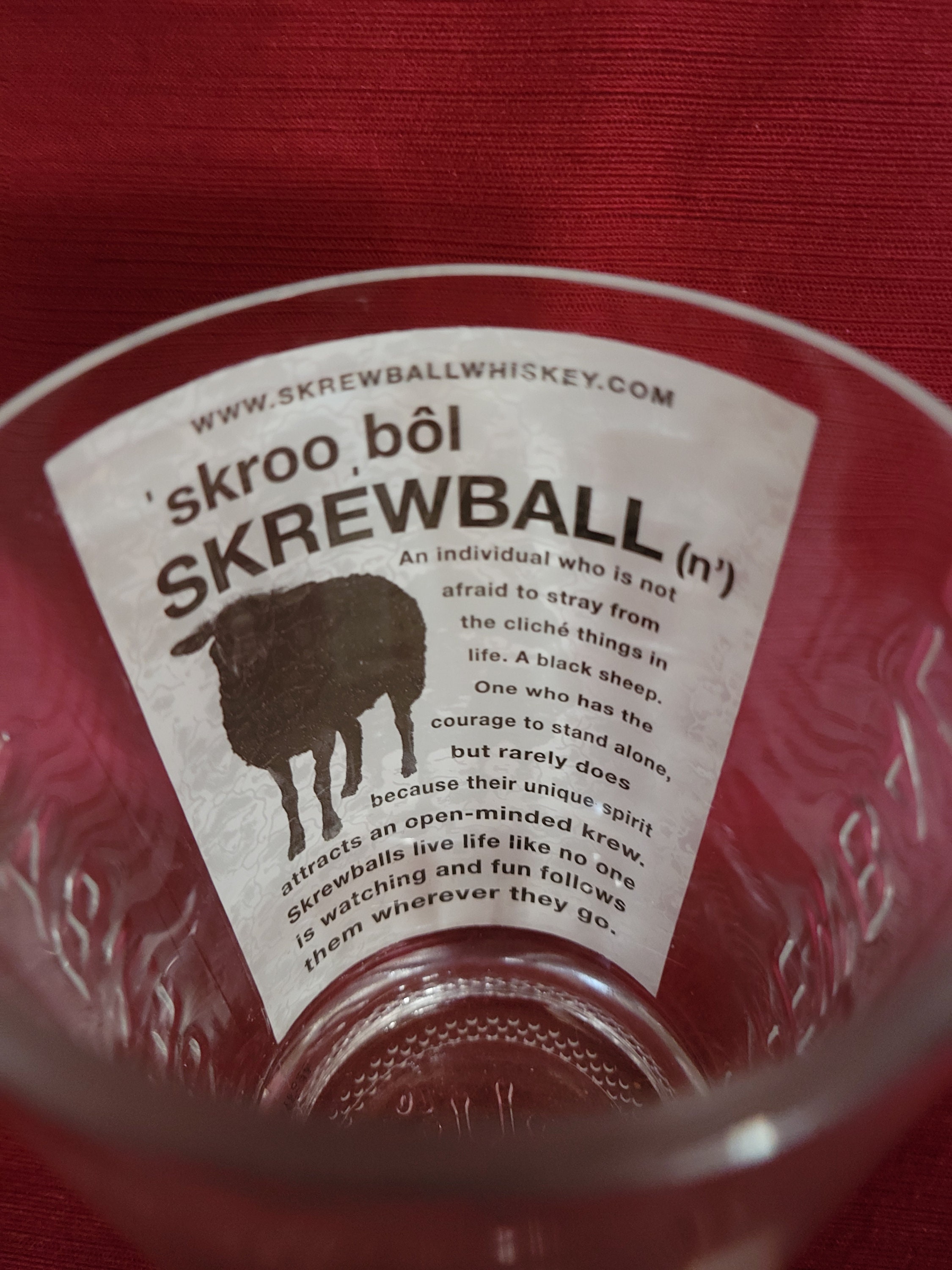 Skrewball Peanut Butter Whiskey Whisky Bottle Candle, Recycled Bottle