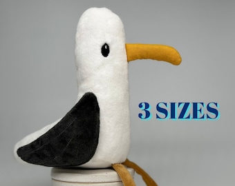 ITH in the hoop Machine Embroidery Seagull Toy Design - Digital Download - 3 size included