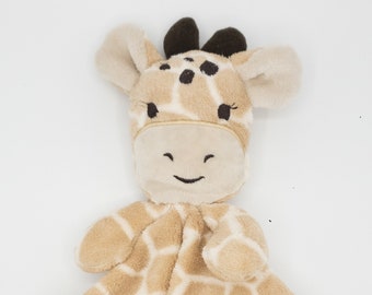 Im Stickrahmen digitalisiertes Designmuster ITH Giraffe Lovey