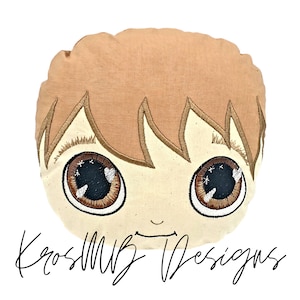 ITH embroidery file boy pillow 45cm x30cm frame