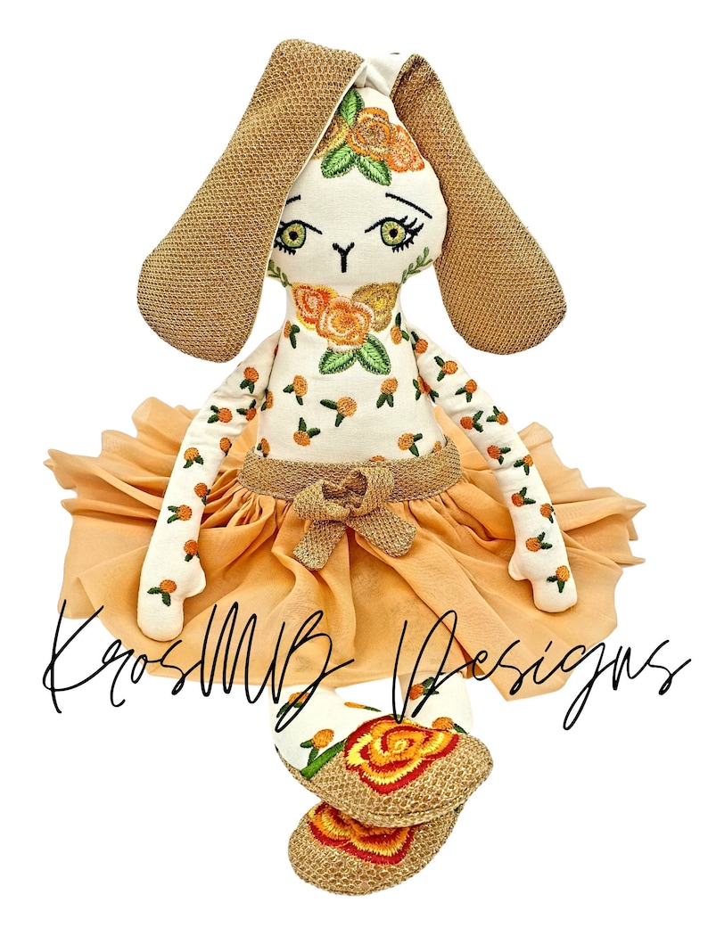 Floral bunny embroidery design 16x26cm hoop ith in the hoop  etsy Floral bunny embroidery design 16x26cm hoop ith in the hoop  etsy