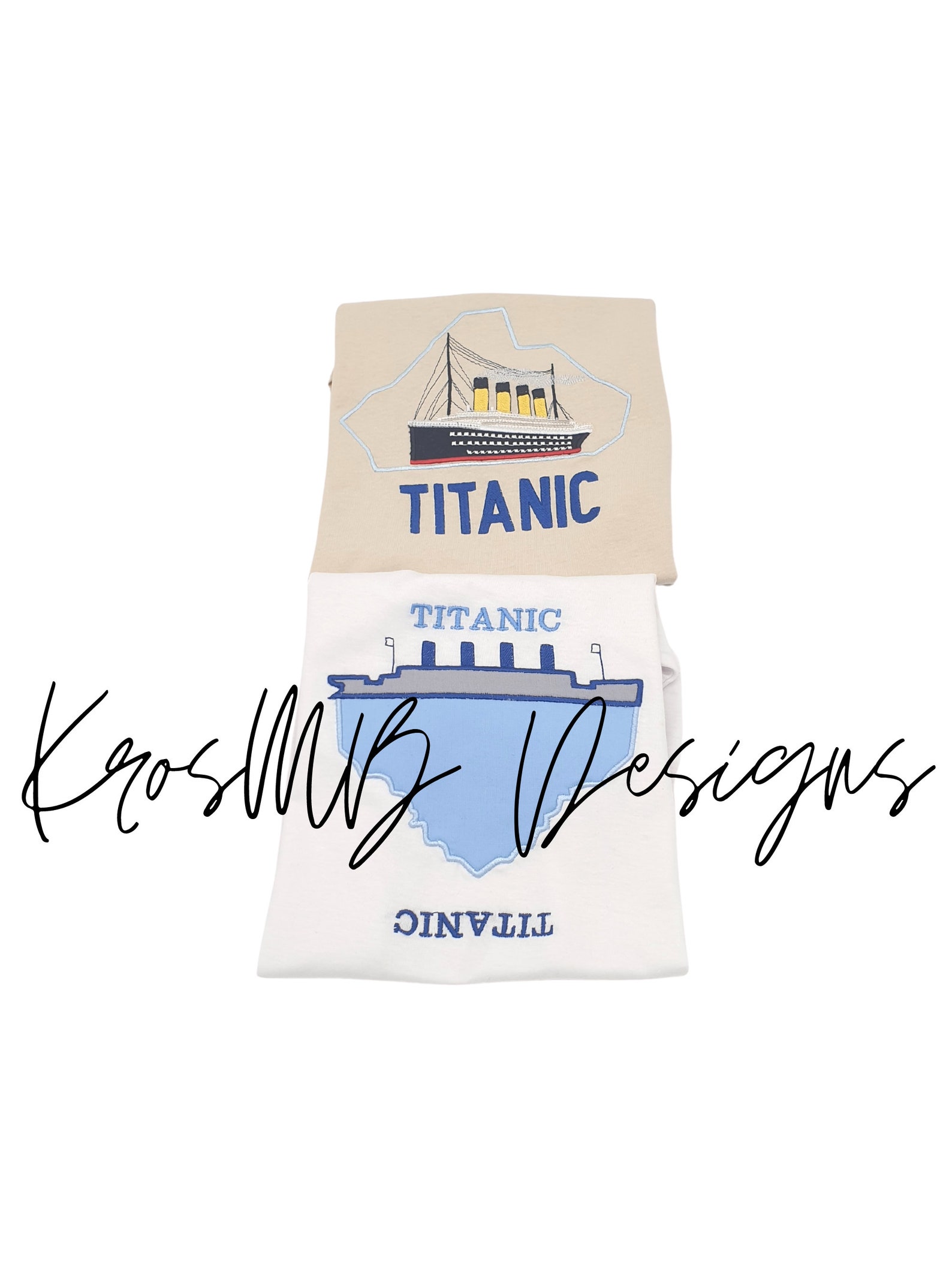 Titanic Ship Applique Embroidery Design20x30cm Hoop Cute Etsy