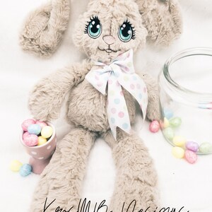 ITH BUNNY, EMBROIDERY RABBIT, MACHINE EMBROIDERY DESIGN, BIG EYE DOLL DESIGN, FLUFFY BUNNY, LONG PAWS RABBIT
