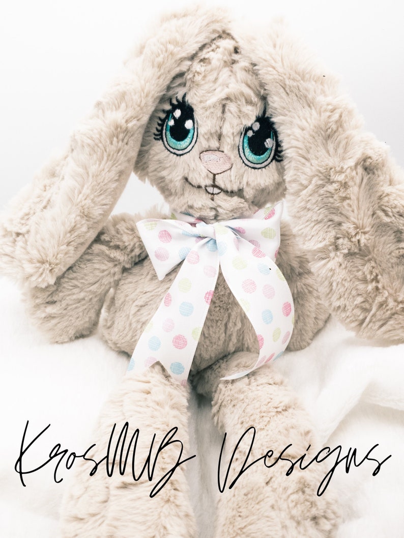 ITH  bunny embroidery design perfect to decorate the  nursery