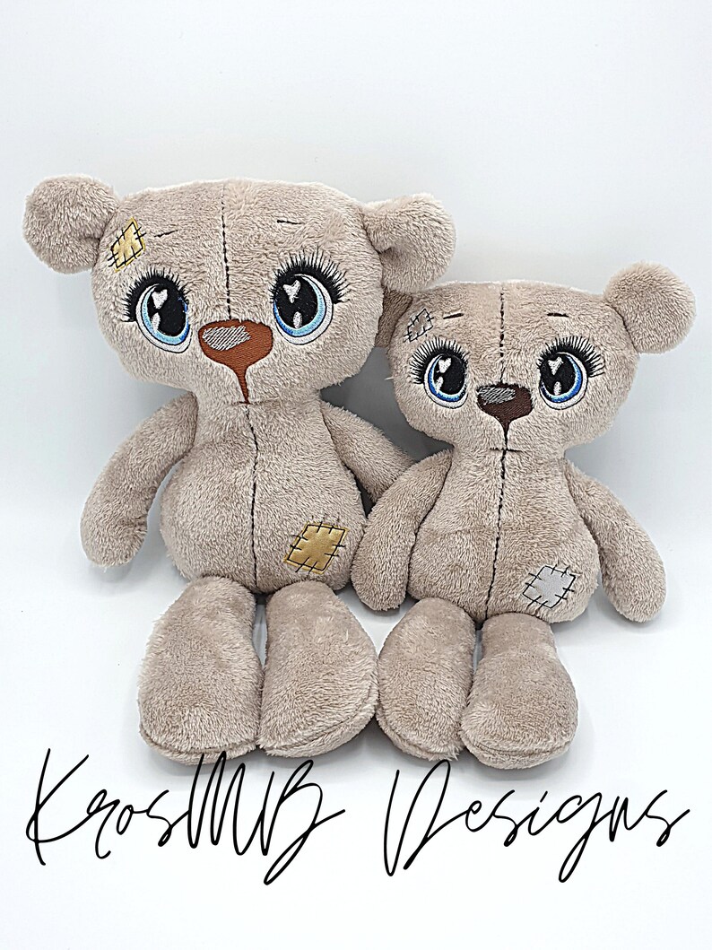 Ith in the hoop embroidery file teddy bear big eye doll 3  etsy canada Ith in the hoop embroidery file teddy bear big eye doll 3  etsy canada