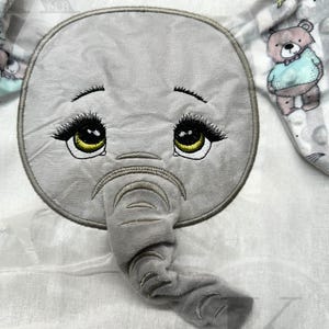 elephant embroidery applique