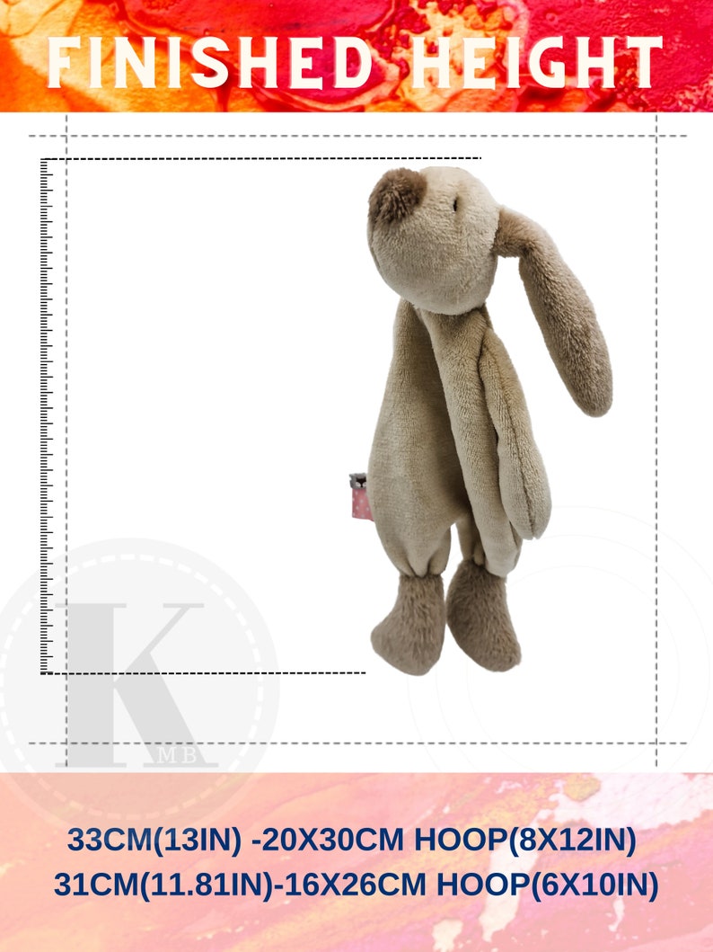 bunny
rabbit
in the hoop
easter
stuffy
lovey
embroidery
in the hop
baby
blanket