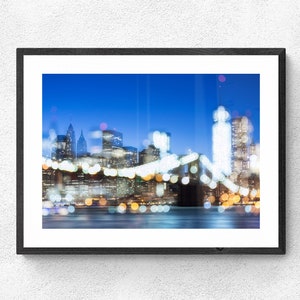 New York printable wall art, New York Digital Print, New York digital download, New York gift, New digital art, Manhattan night lights