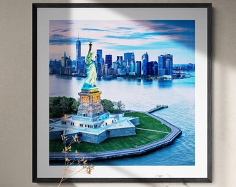 Statue of Liberty New York fine art photo print, New York travel photography, NY Wall Art, New York City gift, Iconic NYC architecture