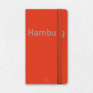 Hamburg Travel Journal Notebook, Hamburg Travel Gift, Inspirational Diary Sketchbook illustrated with Photographs, German Gifts
