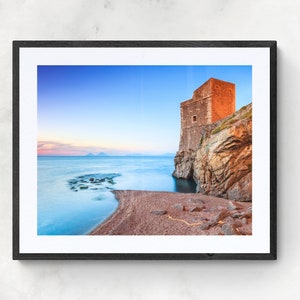 Sicily  printable wall art, Sicily Italy Digital Print, Sicily digital download, Sicily gift, Sicily digital art, Piraino Messina beach