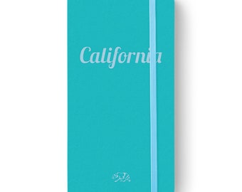 California notebook, California travel journal, California travellers notebook, Inspirational travel gift, California photo journal