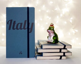 Italy notebook, Italy photo Journal, Italy inspired gift, Adventure Sketchbook, Italy travel diary, Italy traveller journal