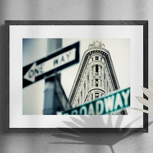 Flatiron New York fine art photo print, New York travel photography, NY Wall Art, New York City gift, Iconic NYC architecture close up