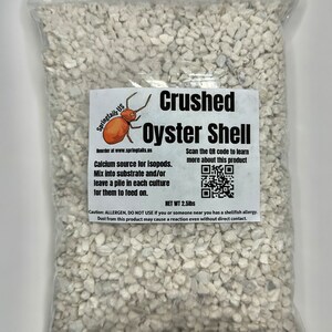 1 Quart (2.5lbs) Crushed Oyster Shell Isopod Calcium Supplement