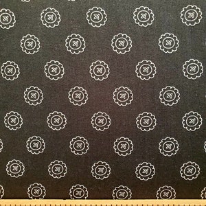 Spellcasters Garden Halloween Black Blender Fabric from Maywood Studio. All Cotton. Quilting/Craft/Apparel Fabric.